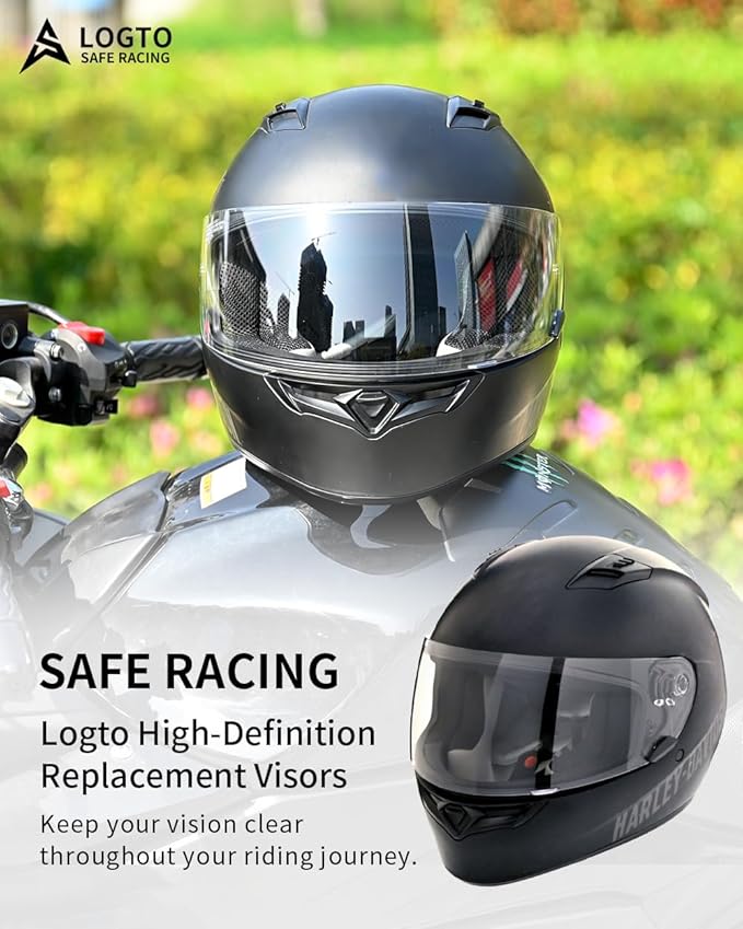 Replacement Motorcycle Helmet Visor Shield for Star RS-1 Vortex Qualifier Revolver Helmet Accessories Universal