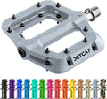 Mountain Bike Pedals Flat - MTB Pedals Flat, Bicycle Pedals for BMX/MTN/Road/Gravel/EBike, BMX Pedals, Platform Pedals, Adults & Kids Bike Replacement Upgrades Parts 9/16
