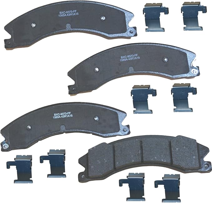 Bendix Premium SBC1565A Ceramic Front Brake Pads for Nissan NV1500 2021-2012, NV2500 2021-2012, NV3500 2021-2012, TITAN XD 2019-2016, TITAN XD 2024