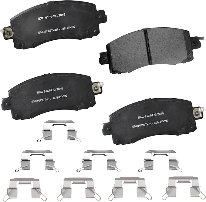 Bendix Premium SBC2045 Ceramic Front Brake Pads for Subaru Crosstrek 2023-2018, Forester 2023-2019, Impreza 2022-2017, Legacy 2023-2020, Outback 2023-2020