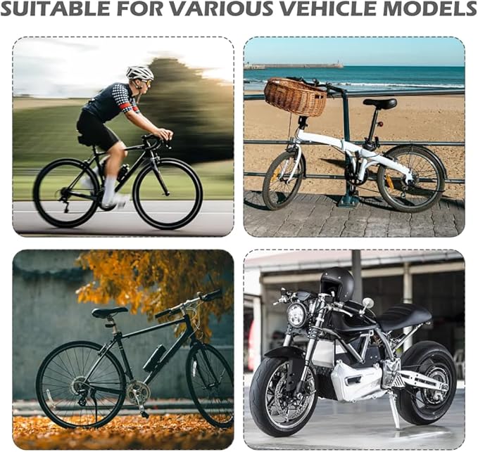 1 Pair of Bike Foot Pegs, Aluminium Alloy Non-Slip Bike Pegs for Folding Bike and Mountain Bike Durable