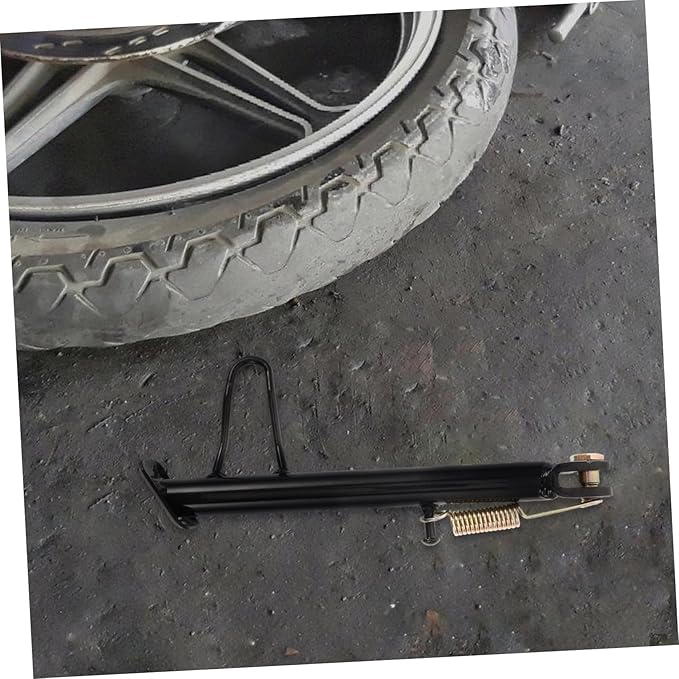 Adjustable Aluminum Kickstand for Electric Bikes Universal Motorcycle Side Stand 1pcs Foot Support for Parking on Surfaces