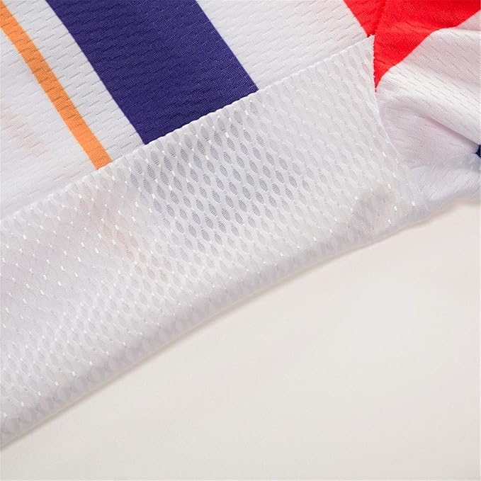 Cycling Jerseys Men Bicycle Short Sleeve Summer Shirt Bike Biking Tops Riding Clothing Flag