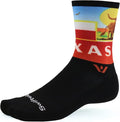 Swiftwick VISION IMPRESSION Crew, National Parks/States Edition, Running, Hiking and Cycling Socks