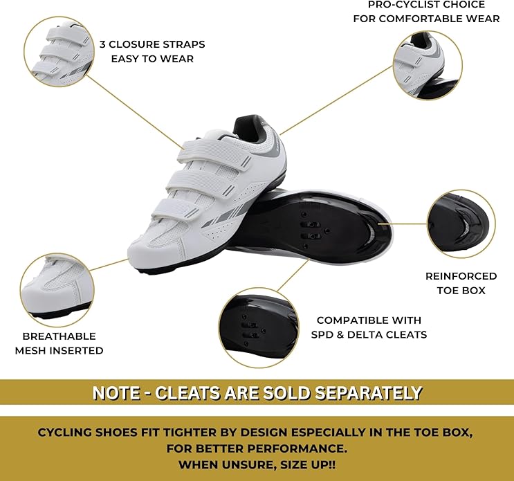 Tommaso Pista SPD & Peloton Shoes for Women—2 in 1—Fit for Peloton, Spin & Indoor Bikes—Install Your Own Delta or SPD Cleats Essential Bike Accessories for Cyclebar & Soulcycle