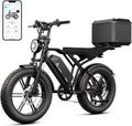 TST Electric Bike for Adults 1500W Peak 20" Fat Tire All-Terrain E-Bike 60/110 Miles 28 MPH Electric Dirt Bike - 48V 15/25 AH Battery Tested to UL 2849 Powered Electric Bicycle