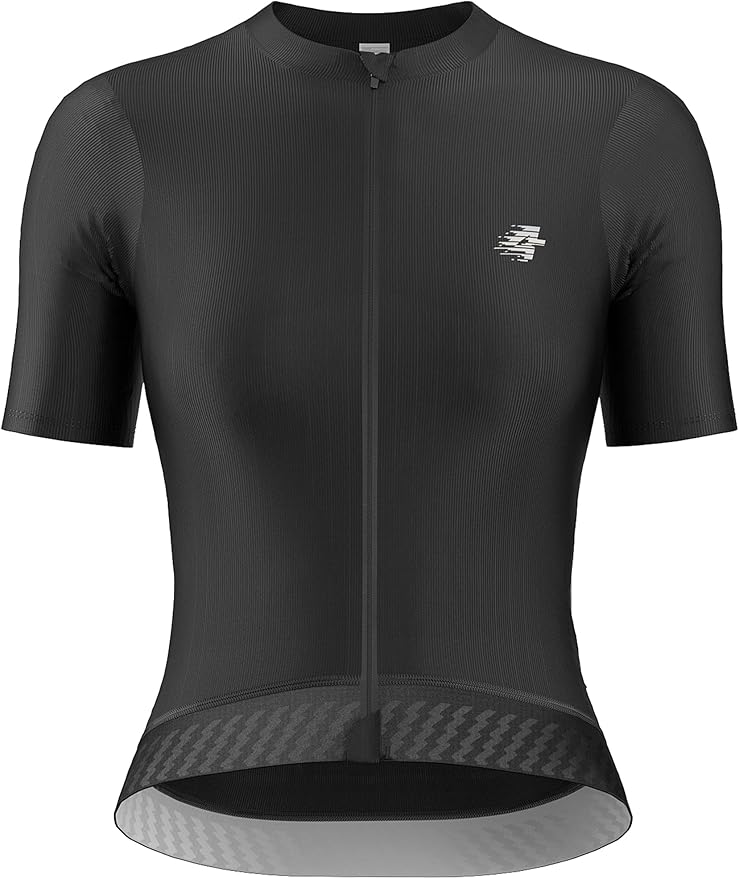 LAMEDA Cycling Jersey Women, Breathable Bike Shirts for Women Biking Tops with Pockets, Bicycle Clothing for Road Riding