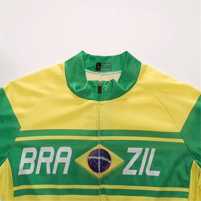 Cycling Jerseys Men Bicycle Short Sleeve Summer Shirt Bike Biking Tops Riding Clothing Flag