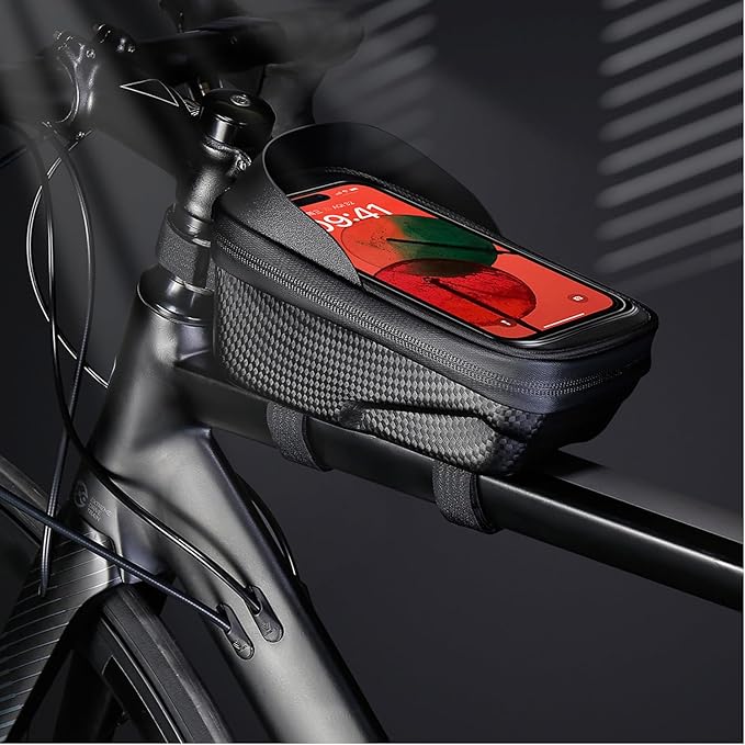 Bike Bag,LLTTLTMM,Bike Bags For Bicycles,Bicycle Bag Waterproof,Bike Pouch,bike accessories for adult bikes for Phones Under 7",bike frame bag，Bike Accessories，Bike Phone Holder