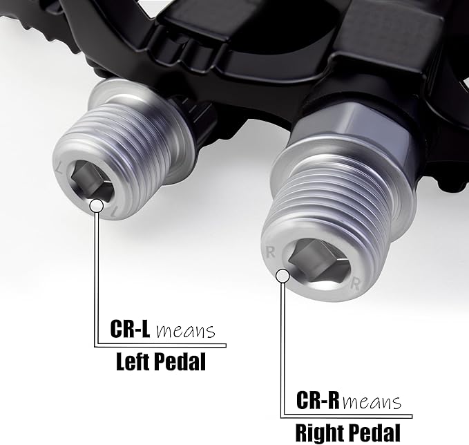 Mountain Bike Pedals, MTB Pedals Aluminum Alloy Composite Pedal Platform, Non-Slip Bicycle Pedals w 12pins, fit for 9/16" Adult BMX, City, Road Bike