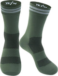 YKYWBIKE Cycling Socks for Men Women-Athletic Crew Bike Socks,Compression Biking Socks for Men Cycling,MTB Riding Socks