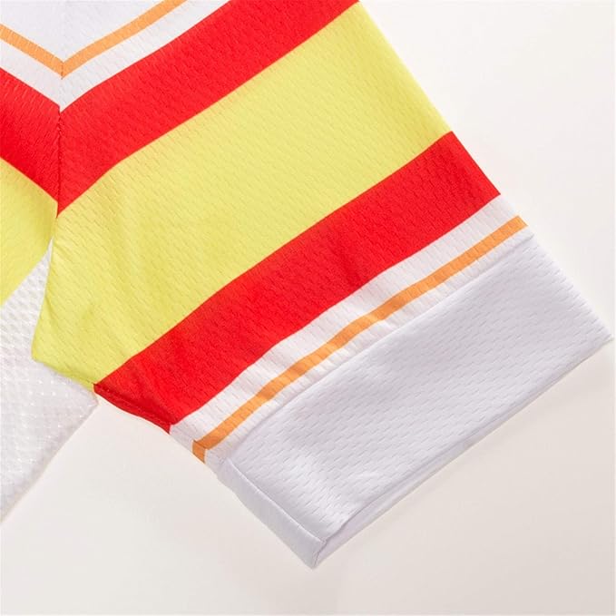 Cycling Jerseys Men Bicycle Short Sleeve Summer Shirt Bike Biking Tops Riding Clothing Flag
