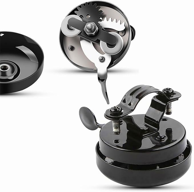 Classic Bell, Loud Crisp Clear Sound Bicycle Accessories for Adults Youths, Stylish Horn for Road and Mountain Bikes