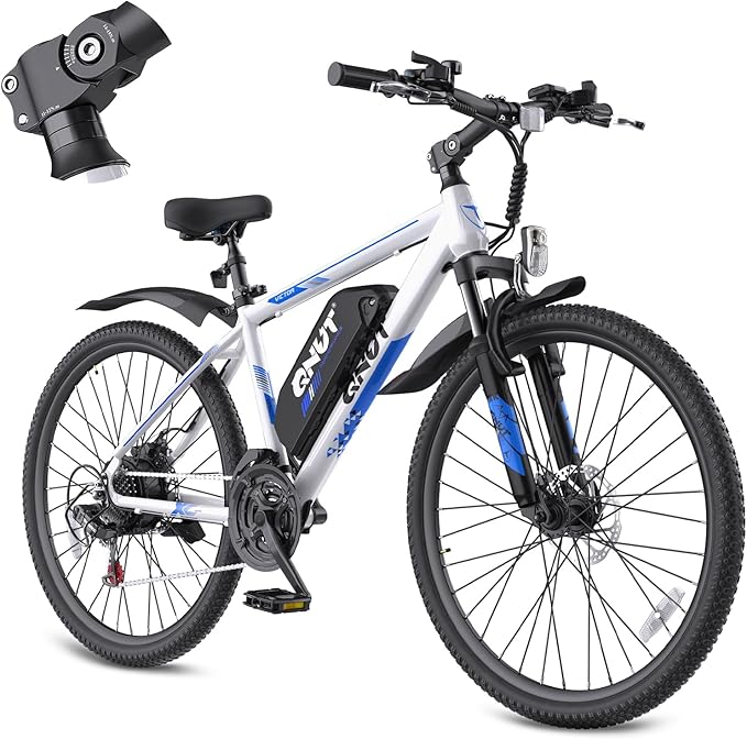 Electric Bike for Adults & Teens - 350W 26" Victor Ebike - 21-Speed, 20Mph Up to 40Miles with Dual Disc Brakes, Commuter E-MTB for Men Women | UL 2849 Certified