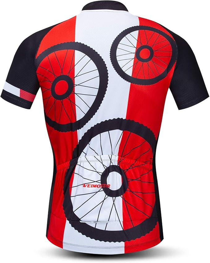 Men's Cycling Jerseys Summer Breathable Bicycle Shirts for Male Riding Clothing Quick Dry MTB Jersey