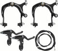 Bike Brakes Calipers Set,Side Pull Brake Set,69-96mm Reach,for Bike C Shape Brake Aluminum Bicycle Brake