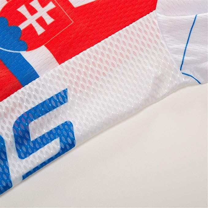 Cycling Jerseys Men Bicycle Short Sleeve Summer Shirt Bike Biking Tops Riding Clothing Flag