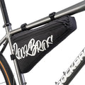 ROCKBROS Bike Frame Bag 1.9L Bike Triangle Bag Water Resistant Bike Frame Pouch Black/Blue/Red Bike Bag for Bicycles Black