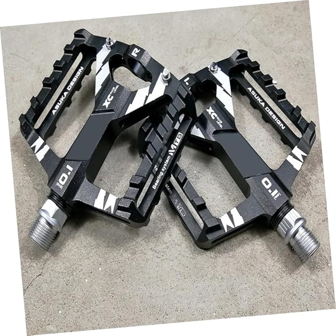 balacoo Mountain Bike Pedals Aluminum Cycle Pedals Platform Non-Slip Comfort for Riding