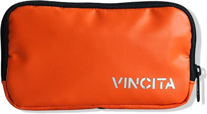 Vincita Essentials Case Tarpaulin - Cycling Wallet Made from Tough Water-Repellant Fabric -Storage Pouch - For Road Bike Cyclist to Store Spare Tubes, Keys, Cards and Phone