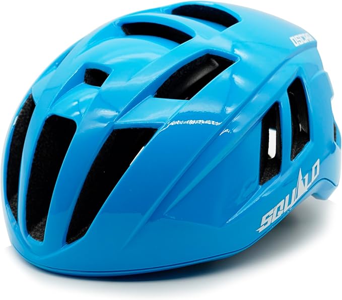 SQUALO Oscar Aerodynamic Bike Helmet, Lightweight 250g Road Cycling & Triathlon Helmet for Men Women, Wind Tunnel Tested with CFD Optimization, Adjustable Dial & 22 Vents for Speed & Cooling