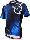 JPOJPO Men's Cycling Jersey Bike Shirt Short Sleeve MTB Summer Clothing Bicycle Tops Jacket S-3XL
