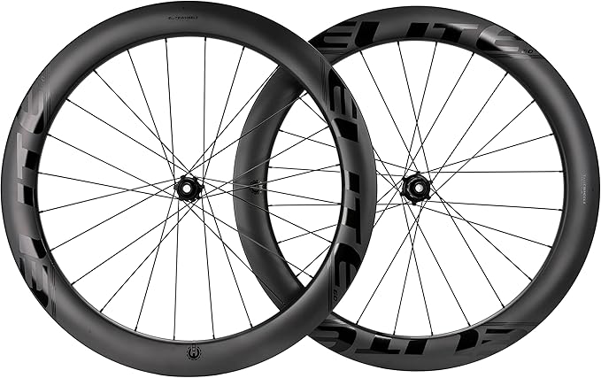 ELITEWHEELS Carbon Wheelset 700c Disc Brake UD Matte Carbon Fiber Road Bicycle Wheels 30/38/50/55/60/82mm Tubeless Clincher