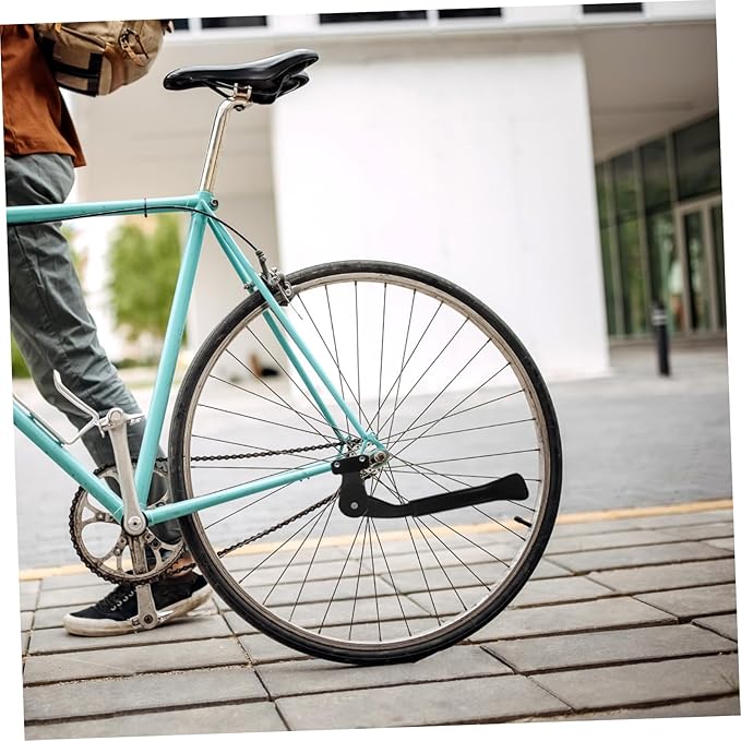 BESPORTBLE Adjustable Aluminum Alloy Bike Kickstand Length Adjustable Bicycle Leg Support for Mountain and Road Bikes Non-Slip Parking Rack for Cycling Storage