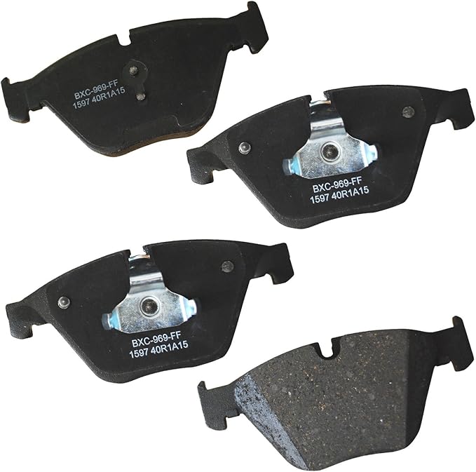 Bendix Premium SBC1597 Ceramic Front Brake Pads for Select Models BMW 528i, 535d, 535d xDrive, 535i, 535i GT, GT 640i, 640i Gran Coupe, xDrive 650i ActiveHybrid 5