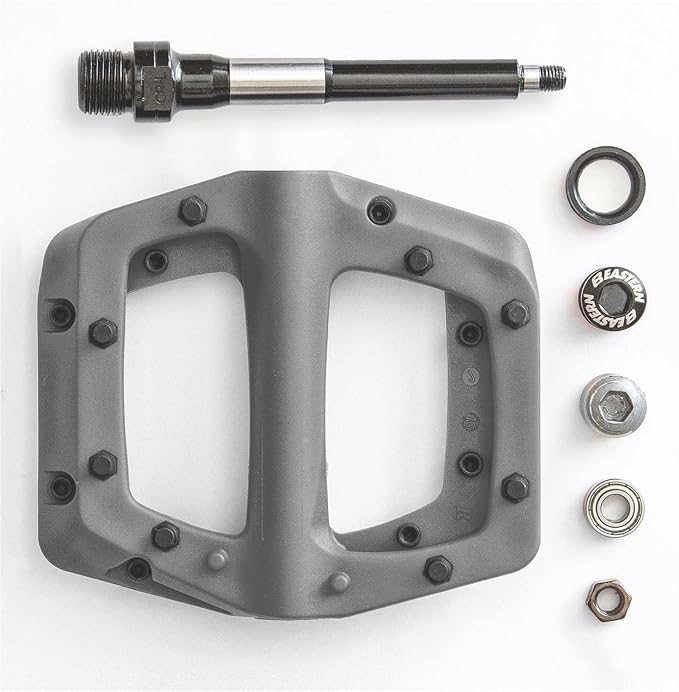 Eastern Nylon Linx Pedals 9/16 - Lightweight, High-Grip MTB & BMX Pedals with Removable Metal Pins, Chromoly Axle for BMX, MTB, Road & Kids Bikes - Multiple Colors