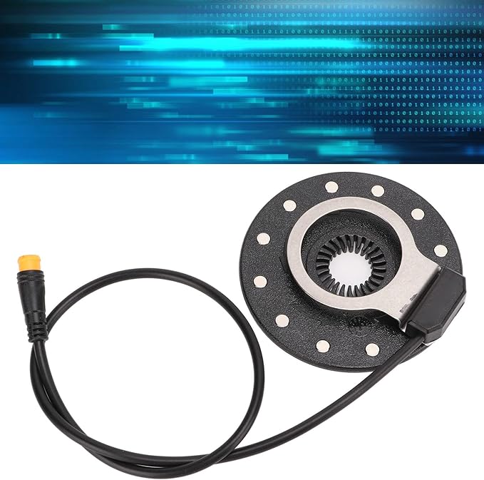 Pedal Assist Sensor, High Sensitivity 12 Magnets Right Dual Hall Speed Sensor for Electric Mountain Bikes Cyclists Commuters Trail Riders (Small Hole 2.8 X 3.7 X 5.7in)