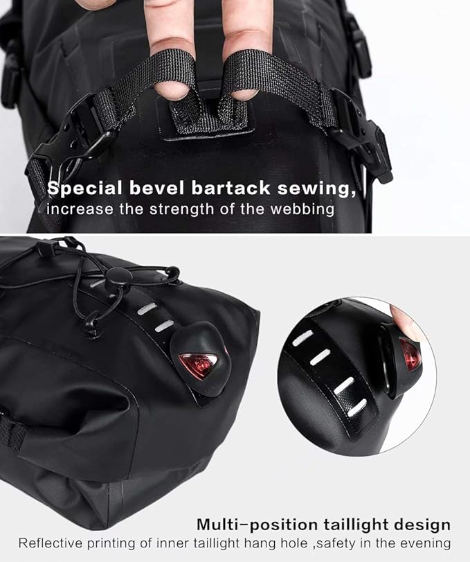 Rhinowalk Bike Saddle Bag 1.5/2.5/5/10/13L Waterproof Bicycle Bag Cycling Seat Bag Mountain Road Portable Storage Bag