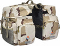 Large Saddle Bags for bike,Waterproof 50L Panier bag for Bicycles/MTB/E Bike,Bike Trunk Bag With Reflective Stripes (Camo,50L)