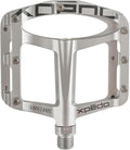 Xpedo Spry Flat Bicycling Pedals | Magnesium Body, 11mm Low-Profile, 106x100mm Platform, 28 Steel Replaceable Pins | MTB Trail/Enduro