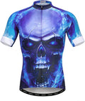 Men's Cycling Jerseys Wolf Print Bicycle Shirts Summer Road Bike Clothes Quick Dry Breathable