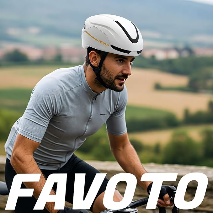 Favoto Smart Bike Helmet with Light – Dual Shell CPSC Certified Ebike Helmet with Turn Signals for Road Cycling City Commuting