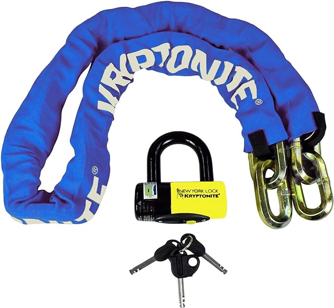 Kryptonite New York Fahgettaboudit Chain 1415 & New York Disc Lock