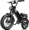 Electric Bike for Adults Teens,3000W/2000W Peak,20"/16" Fat Tire Off Road Dirt Ebike,80/55 Miles LongRanger,32/28 MPH E Bike Bicycles, Fat Tire All Terrain E-Bike,E Bike for Hunting,YR20 with Footrest