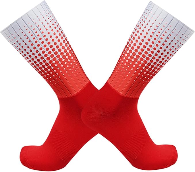 Aero Socks Silicone Non-Slip Breathable Comfortable and Durable Sports Cycling Socks one size 6-12