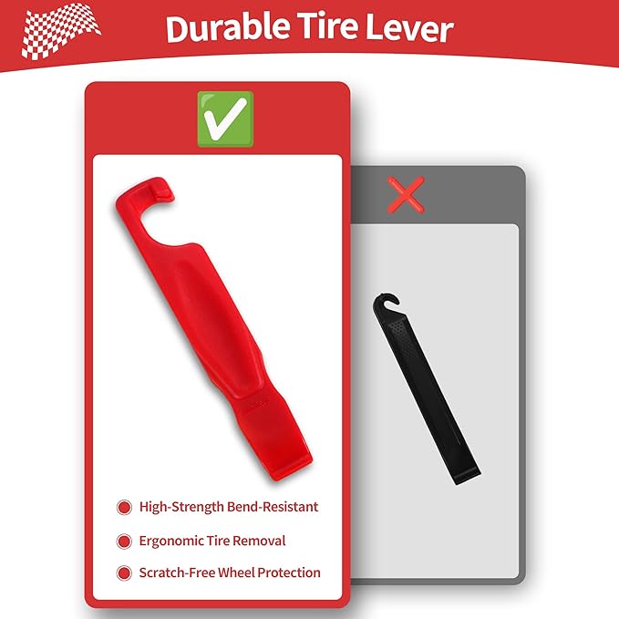 Bike Tire Repair Kit, Bicycle Inner Tube Patch Kit, with 20 PCS Vulcanizing Patches, for Bicycle, BMX, Motorcycle, and Inflatable Rubber