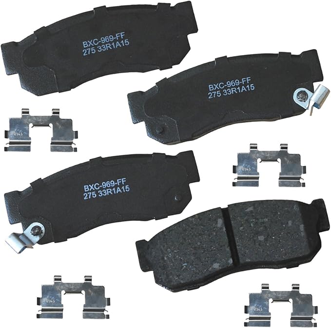 Bendix Premium SBC275 Ceramic Front Brake Pads for Datsun Samurai 1984, Nissan Hikari 1992-1988, Pulsar NX 1984-1983, Pulsar NX 1990-1986, Samurai 1987-1985, Sentra 1990-1984