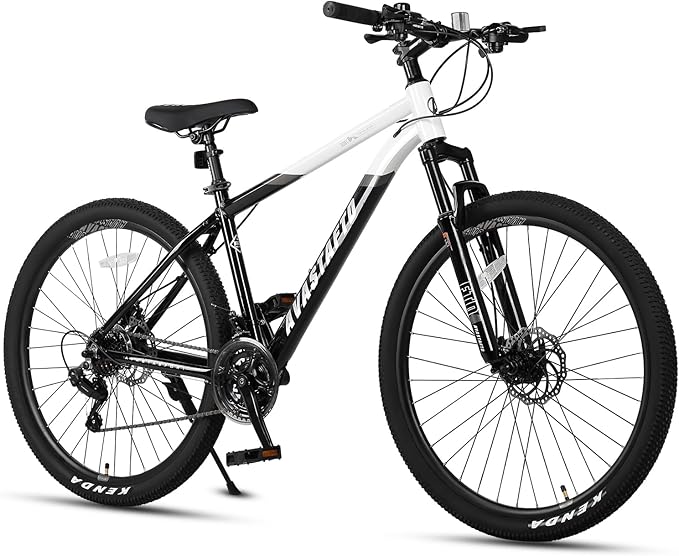 AVASTA Earth 26 27.5 inch Mountain Bike with 21-Speed, Aluminum Frame, Dual Disc Brake, Comfortable Saddle, Multiple Colors
