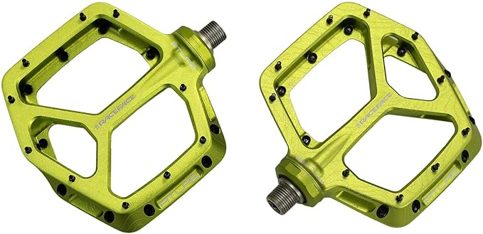 RaceFace Atlas Bike Platform Pedals, Green, RF2946, 114 mm x 101 mm