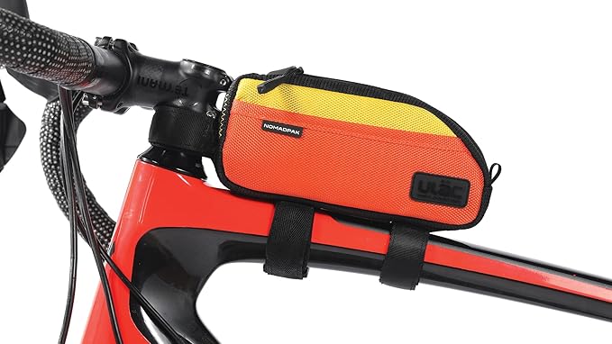 ULAC NOMADPAK: TREKKING Top Tube Bag (Orange-Yellow, 0.9L)