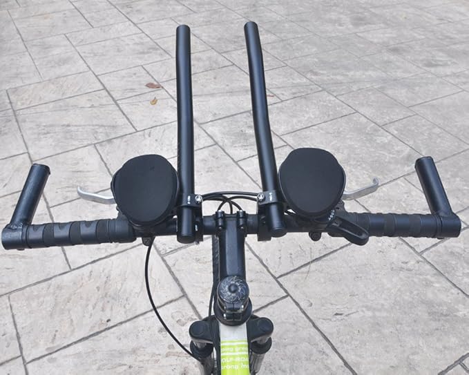 UPANBIKE Bike Rest Handlebar TT Bar 31.8mm Cycling Triathlon Aero Bar for Road Bike or Mountain Bike