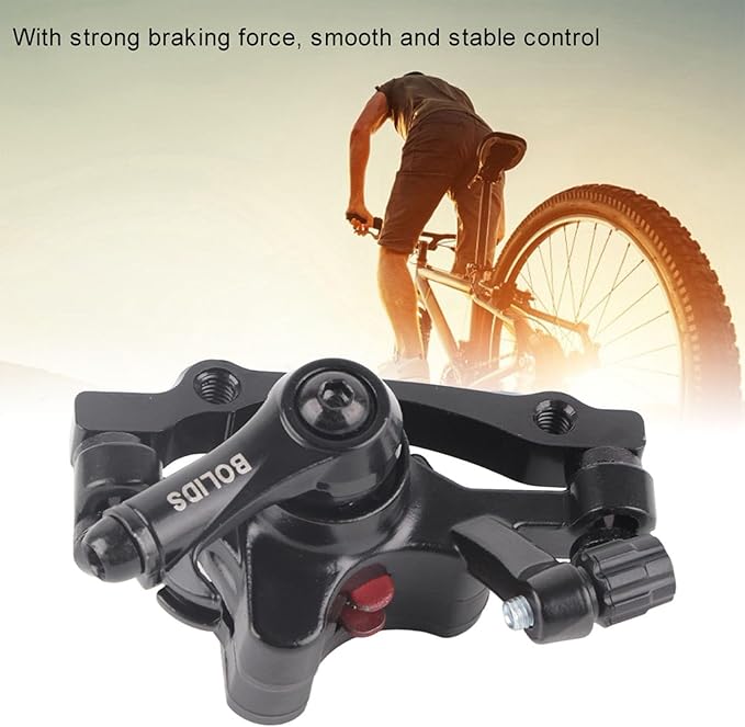 Haofy Mountain Bike Disc Brake, F160/R140 Brake Pads, Bicycle Brake Device Mechanical Bike Pulling Disc Brake Front Rear Disc Brake Bb8