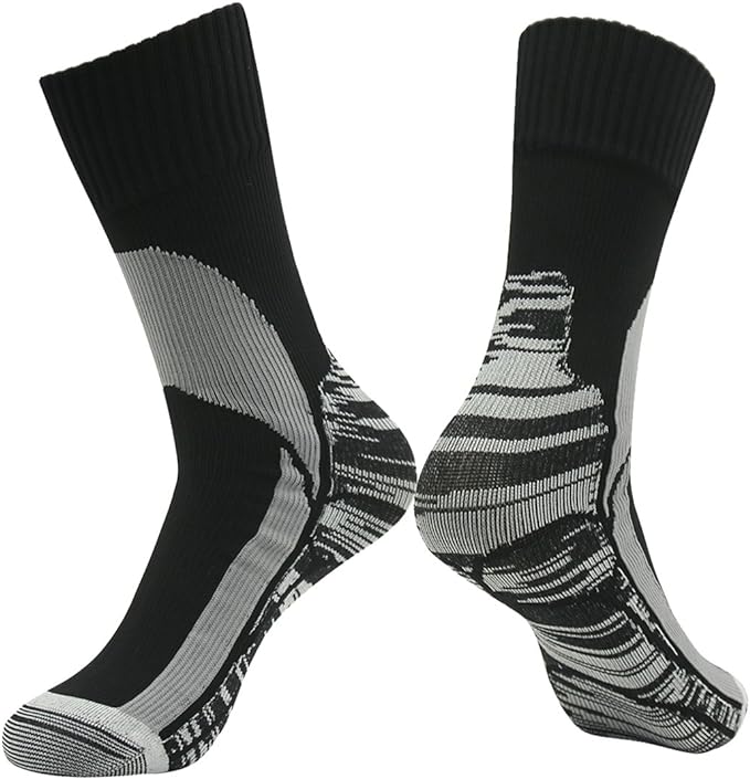 RANDY SUN Waterproof Breathable Socks, [SGS Certified] Unisex Novelty Skiing Trekking Hiking Wading Trail Socks
