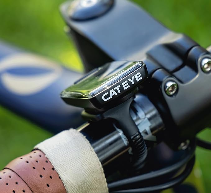 CATEYE Urban Wireless Bike Computer – Analog Speedometer & Odometer with Calorie Tracking, FlexTight™ Mount, Auto Start/Stop, Programmable Odometer & Easy Setup for All Bikes