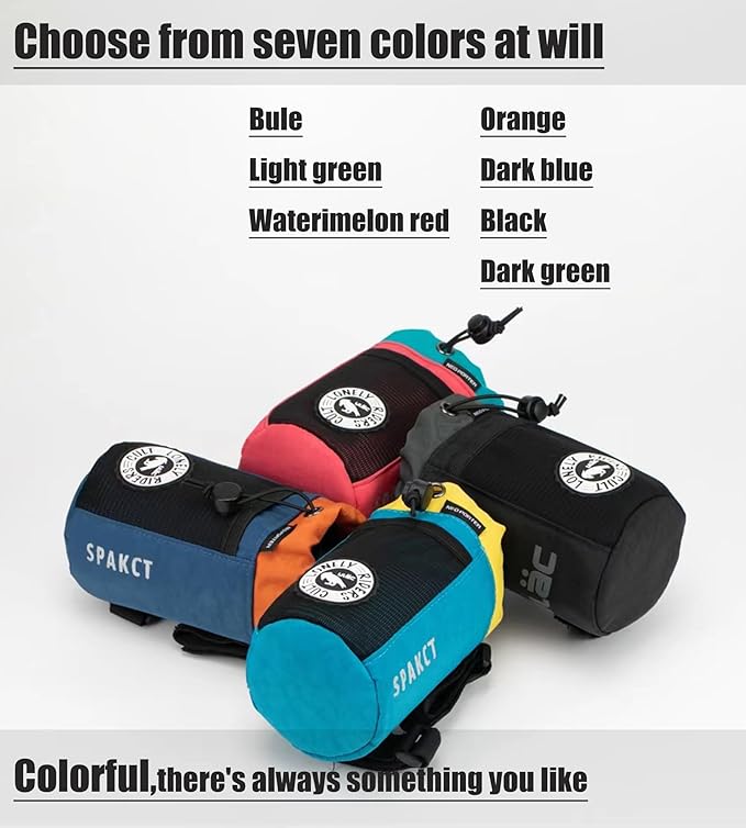 Bike Cup Holder,Bike Stem Bag,Bike Water Bottle Holder,Bike Handlebar Bag,Waterproof Bicycle Frame Bag,Bike Bags for Bicycles,Bike Feed Bag,Bike Snack Bag (orange)