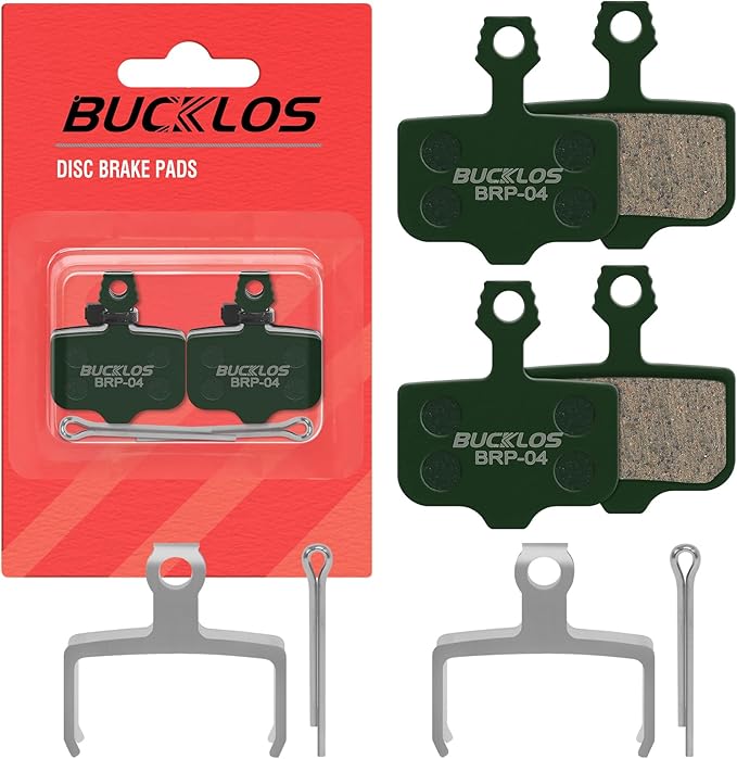 BUCKLOS Bike Disc Brake Pads-Bicycle Disk Brake Pads for Sram Avid Elixir E1 E3 E5 E7 E9 ER ER CR Mag Level TL T Sram XX X0 X7 X9 XXWC DB1 DB3 DB5 for Mountain Bike/Ebike/Road Bike/Scooter